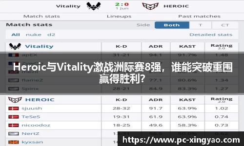 Heroic与Vitality激战洲际赛8强，谁能突破重围赢得胜利？